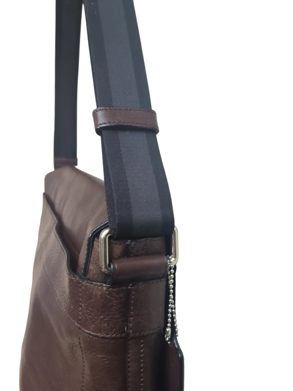 Coach Brown Leather Messenger Bag Laptop Briefcase Crossbody Preppy Old Money